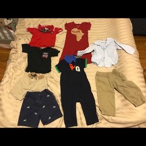Lot of boys clothing 12m and 18m